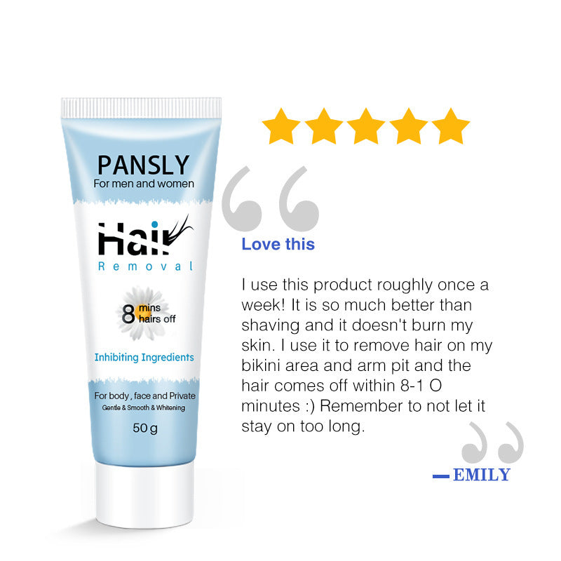 Pansly Hair Removal Cream 50g leg Hair Armpit Hair Lip Hair Lime Sunflower