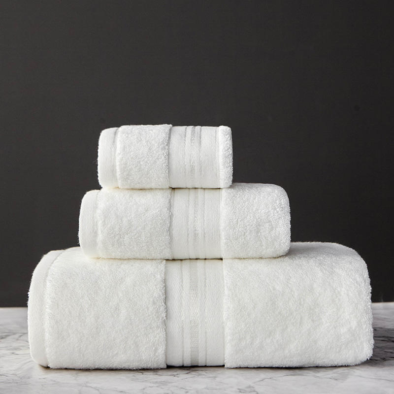 Pure Color Thick Cotton Bath Towel Set Towel Set Increased Pure Cotton Beach Towel Beauty Salon Bath Towel Lime Sunflower