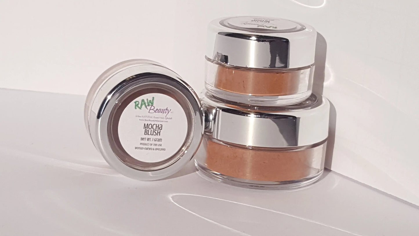 Mocha Natural Blush Pigment | Raw Beauty Minerals Cyan Nyx