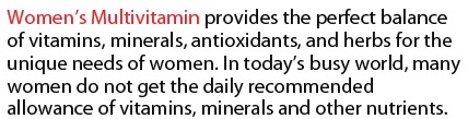 Pure Multi-Vitamins Womens RegenaLife Market