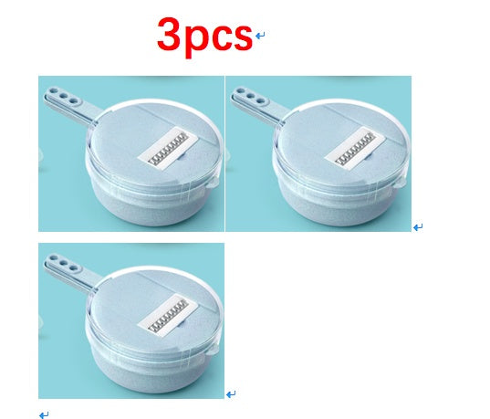 8 In 1 Mandoline Slicer Vegetable Slicer Potato Peeler Carrot Onion Grater With Strainer Vegetable Cutter Kitchen Accessories Lime Sunflower
