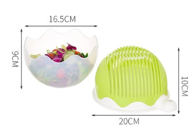 Creative Salad Cutter Fruit and Vegetable Cutter Lime Sunflower