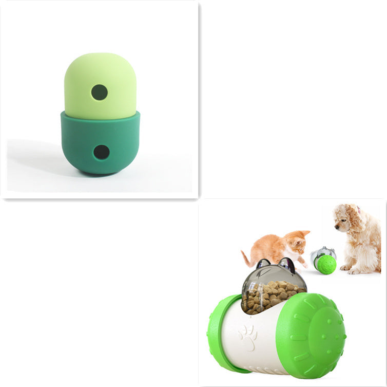 New 2 In 1 Pet Toys Products Dog Leakage Toy Ball Silicone Pet Supplies Lime Sunflower