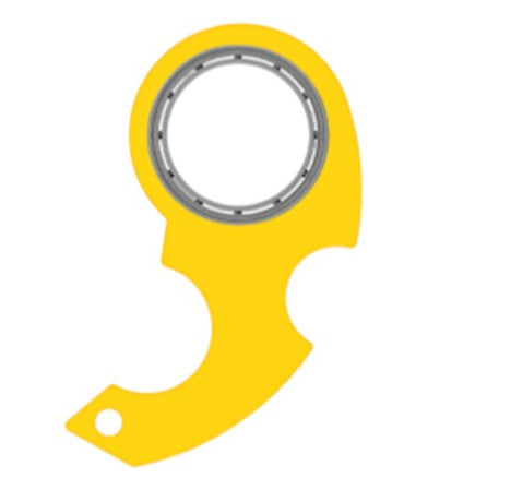 Creative Fidget Spinner Toy Keychain Hand Spinner Anti-Anxiety Toy Relieves Stress Finger Spinner Keychain Bottle Opener Kids Toy Lime Sunflower