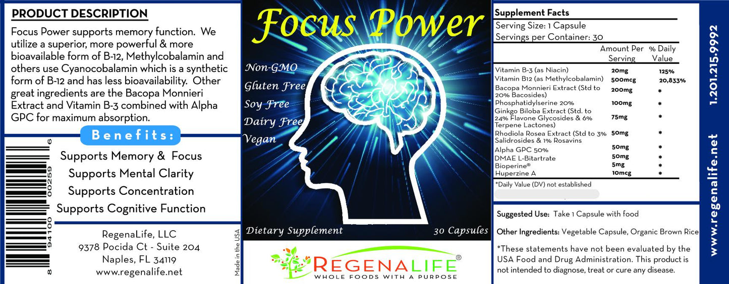 Focus Power RegenaLife Market