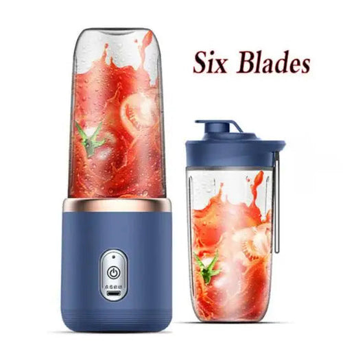 Portable Juicer Blender 300ml Electric Fruit Juicer USB Charging Lemon Maroon Asteria
