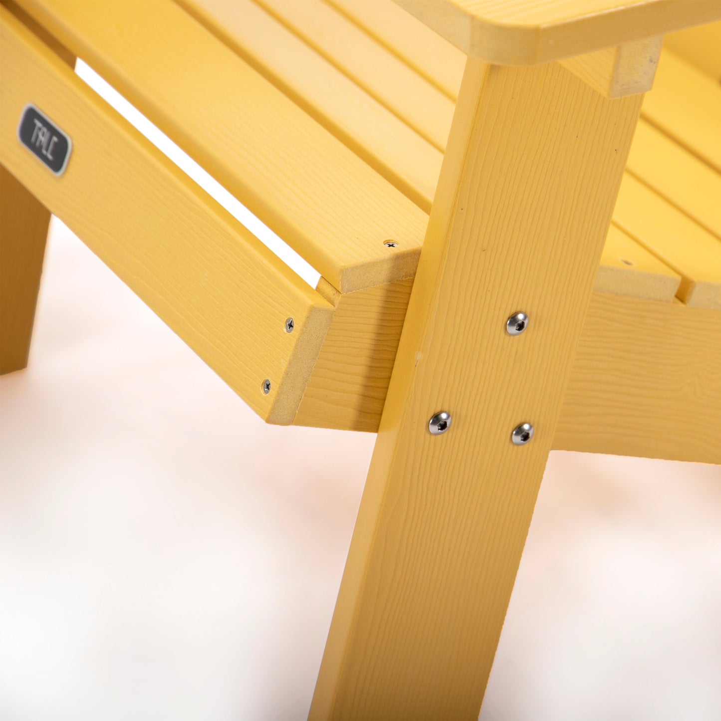 TALE Adirondack Chair Backyard Outdoor Furniture Painted Seating With Cup Holder All-Weather And Fade-Resistant Plastic Wood Ban Amazon Lime Sunflower