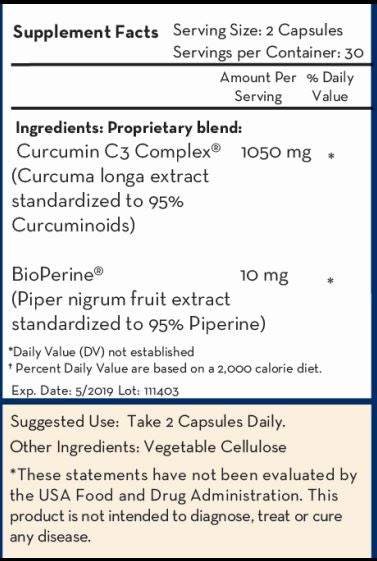 Turmeric-Curcumin RegenaLife Market