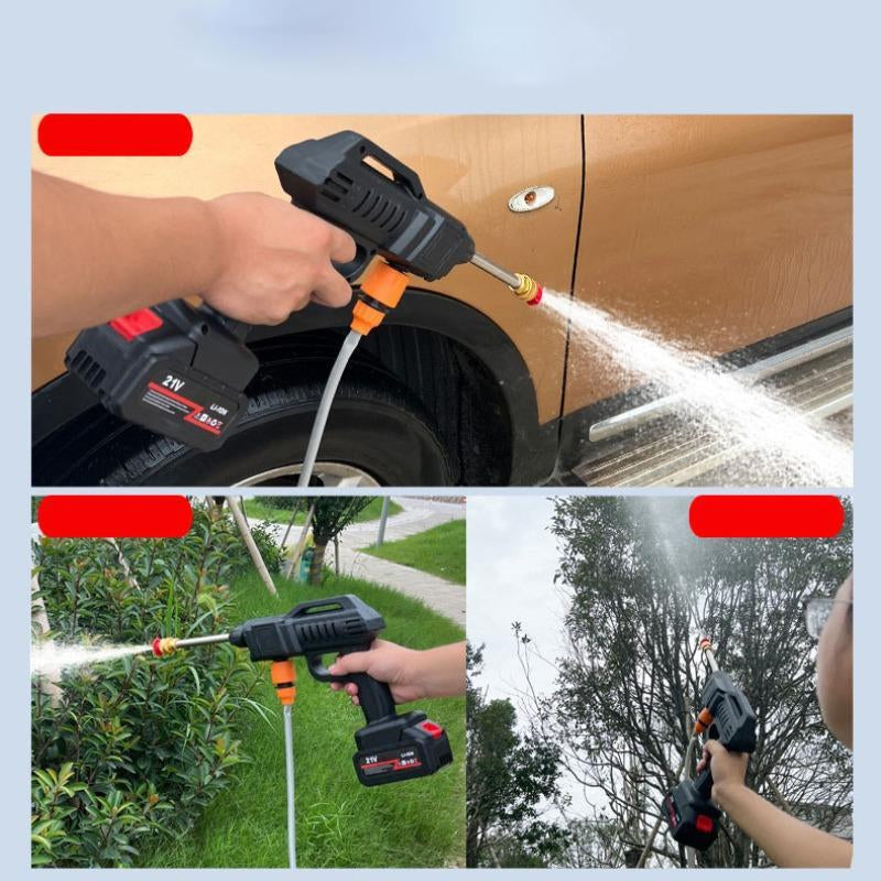 48V Rechargeable High Pressure Car Washer, Portable High Pressure Car Washer, Car Cleaning Tool for Car, Fence, Wall, Deck