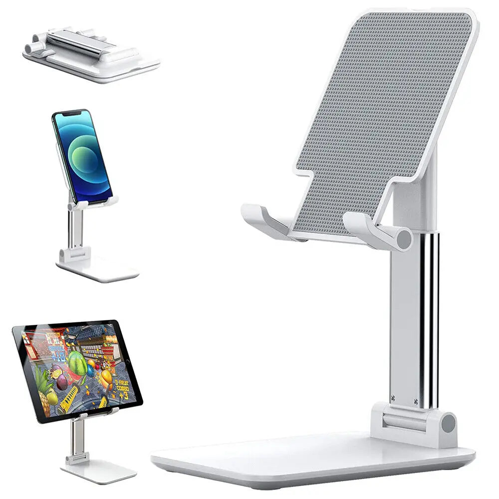 Cell Phone Stand Desktop Holder Tablet Stand Mount Mobile Phone Desktop Tablet Holder Table Cell Foldable Extend Support Desk Mobile Phone Holder Stand Lime Sunflower