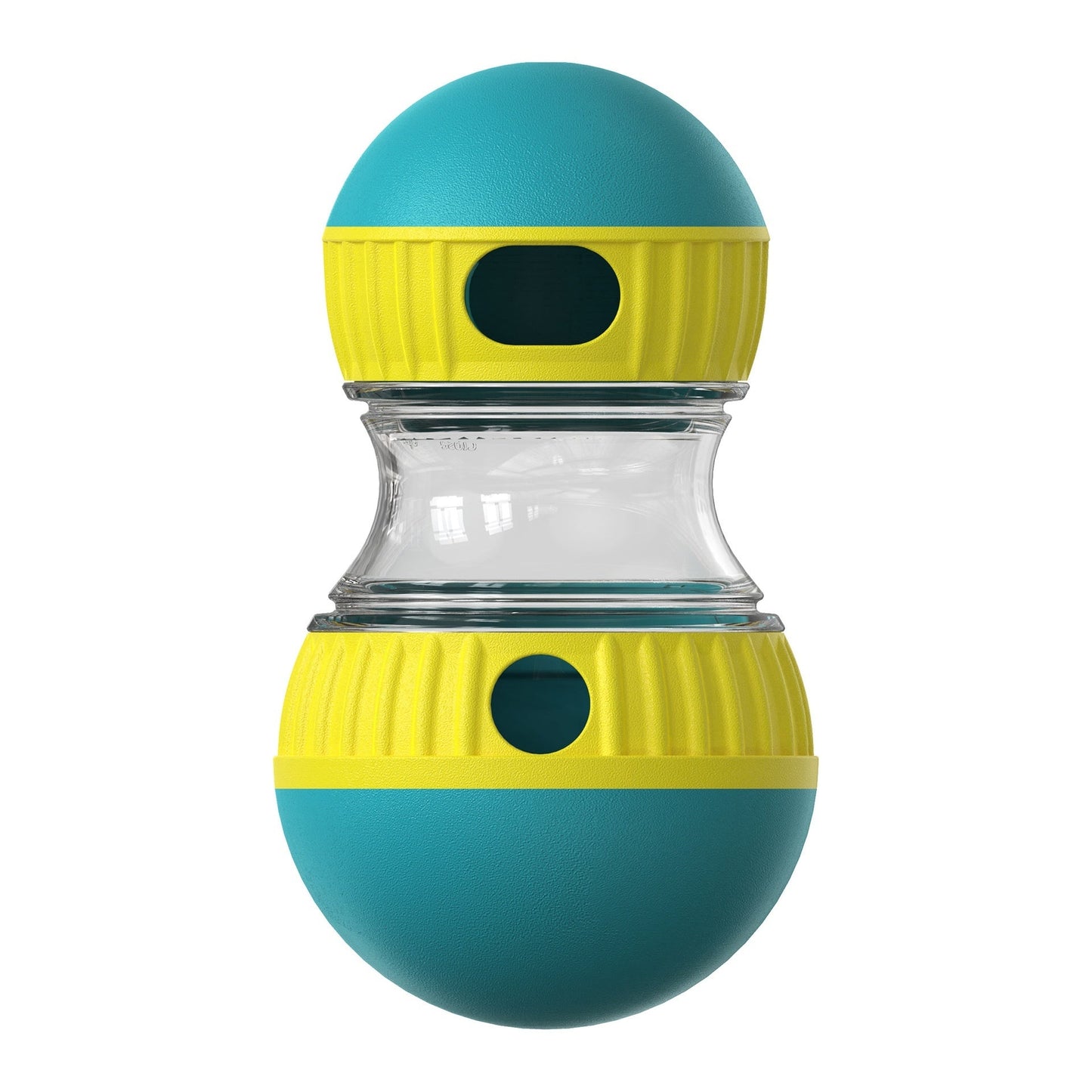 Food Dispensing Dog Toy Tumbler Leaky Food Ball Puzzle Toys Interactive Slowly Feeding Protect Stomach Increase Intelligence Pets Toy Pet Products Lime Sunflower