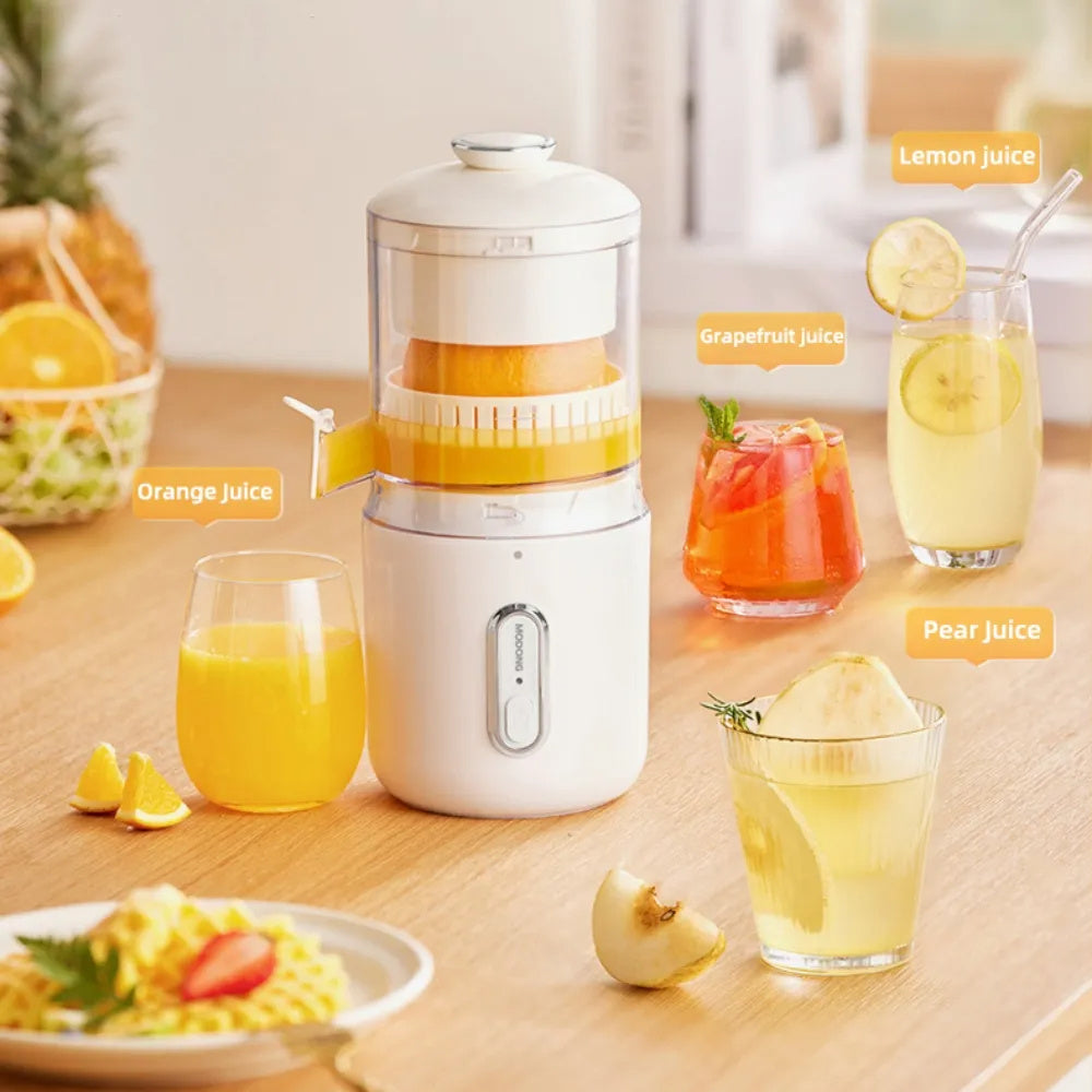 Multifunctional Wireless Electric Juicer Steel Orange Lemon Blender USB Portable Mini Fruit Squeezer Pressure Juicer Kitchen Lime Sunflower