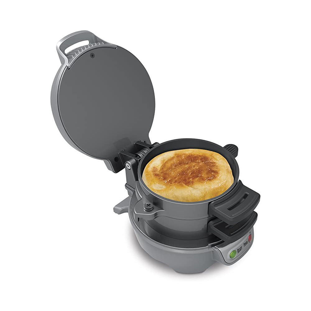 Household Breakfast Machine Hamburg Sandwich Maker With Egg Cooker Ring Machine Bread Sandwich Machine Waffle Machine Lime Sunflower