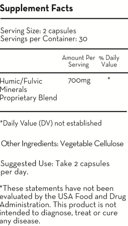 Humic & Fulvic Minerals RegenaLife