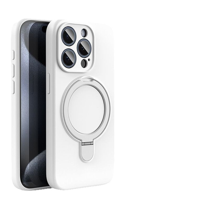 Magnetic Silicone Phone Case with Stand for iPhone TeemDrop