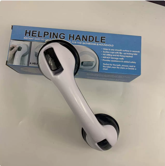 Bathroom Handrail With Vacuum Sucker For Safety Support RegenaLife Market