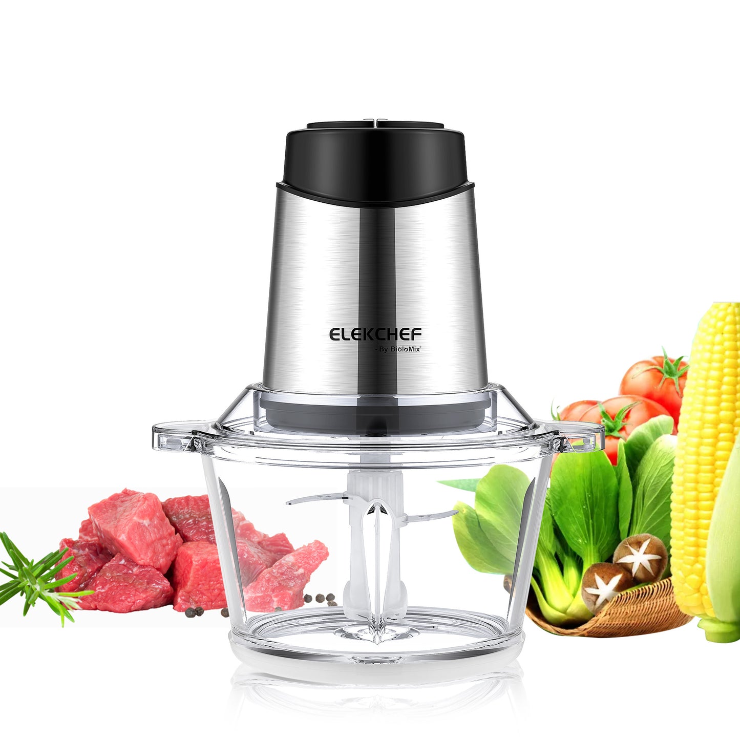 2L Glass Bowl Meat Grinder Food Processor RegenaLife Market