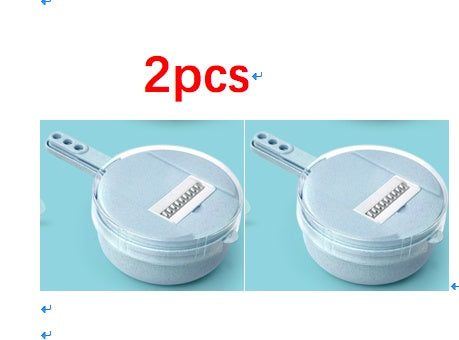 8 In 1 Mandoline Slicer Vegetable Slicer Potato Peeler Carrot Onion Grater With Strainer Vegetable Cutter Kitchen Accessories Lime Sunflower