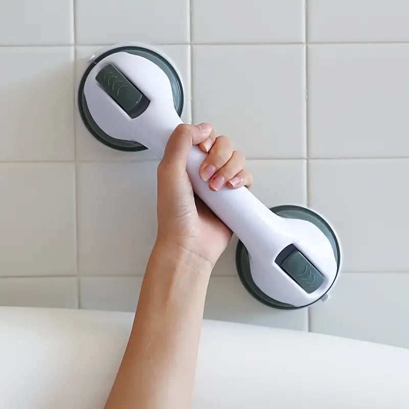 Bathroom Handrail With Vacuum Sucker For Safety Support RegenaLife Market