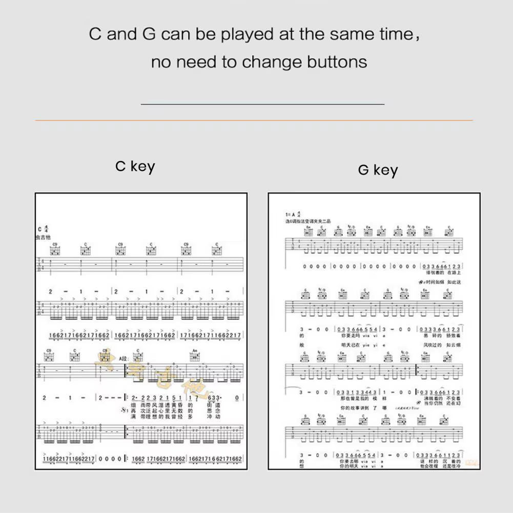 Guitar Chord Aid One-Touch Chords Presser Guitar Learning Tool Guitar Chord Trainer Practice Aid for Beginners