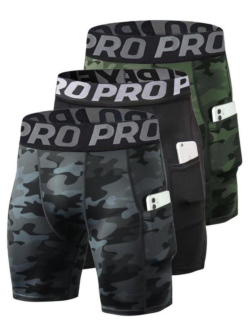 Men'S Letter Print Boxer Brief, Quick Drying Breathable Underwear Bottoms for Daily Wear, Men'S Underwear for All Seasons