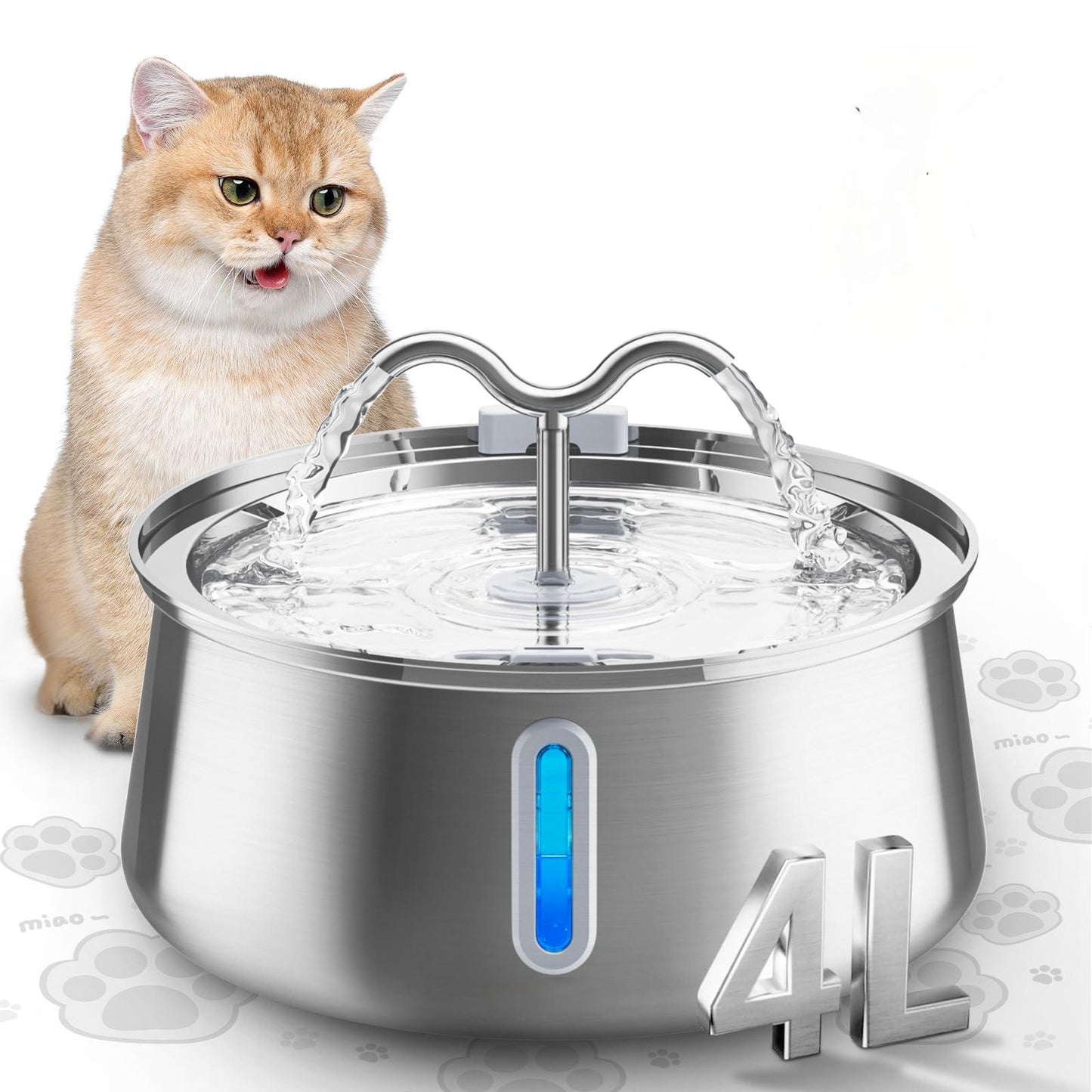 Automatic Smart Pet Water Dispenser with Sensor USB Powered RegenaLife Market