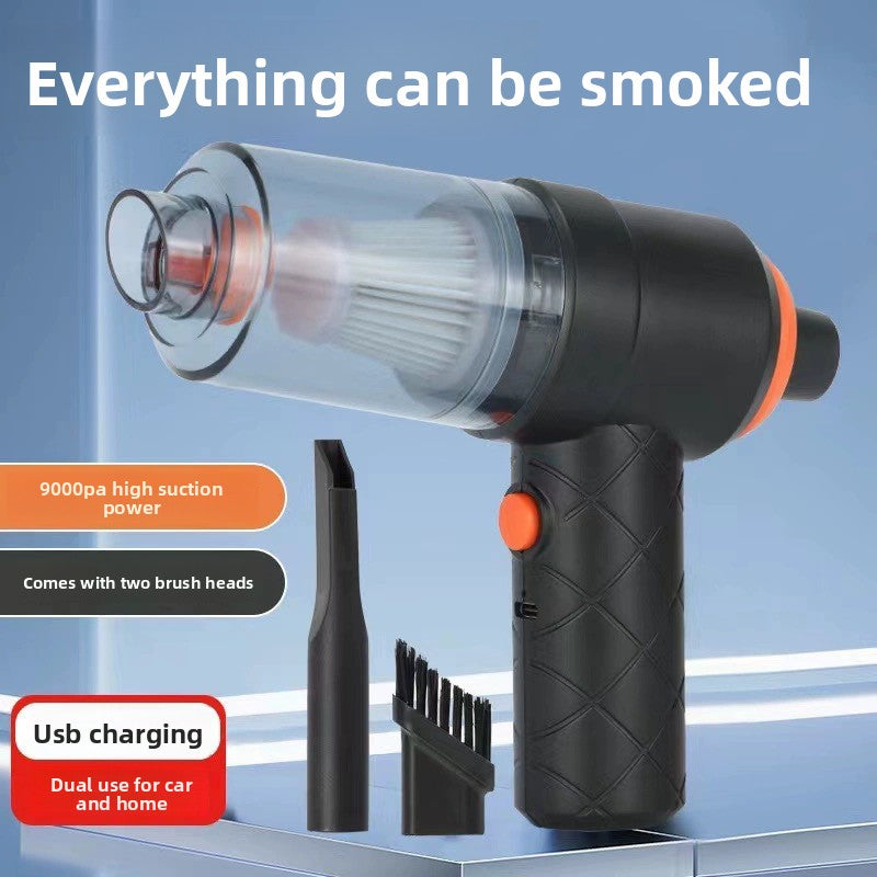 Battery-powered car-mounted vacuum cleaner