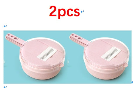 8 In 1 Mandoline Slicer Vegetable Slicer Potato Peeler Carrot Onion Grater With Strainer Vegetable Cutter Kitchen Accessories Lime Sunflower