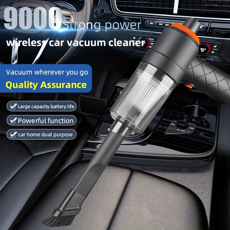 Battery-powered car-mounted vacuum cleaner