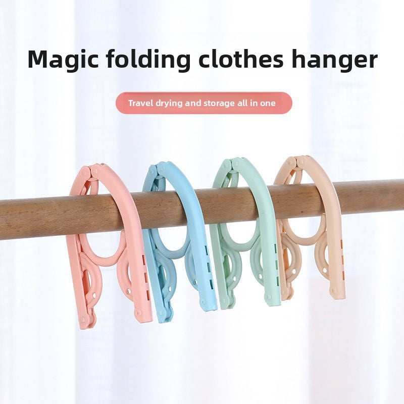Multifunctional foldable clothes hanger