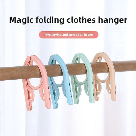 Multifunctional foldable clothes hanger