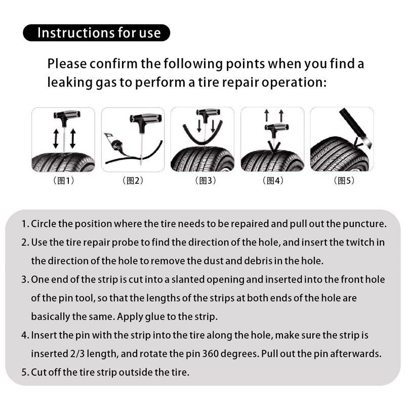 68pc Tire Repair Kit DIY Flat Tire Repair Car Truck Motorcycle Home Plug Patch RegenaLife Market