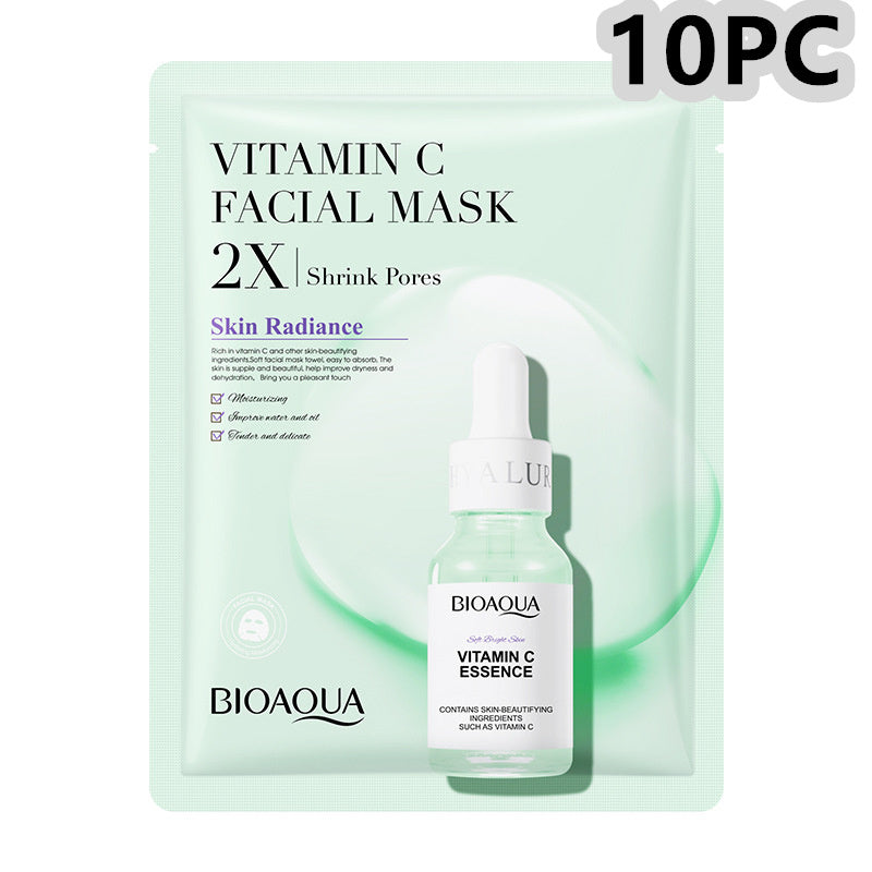 Collagen Face Mask Moisturizing Firming Face Sheet Mask Hyaluronic Acid Facial Masks Beauty Skin Care Gel Skin Care Lime Sunflower