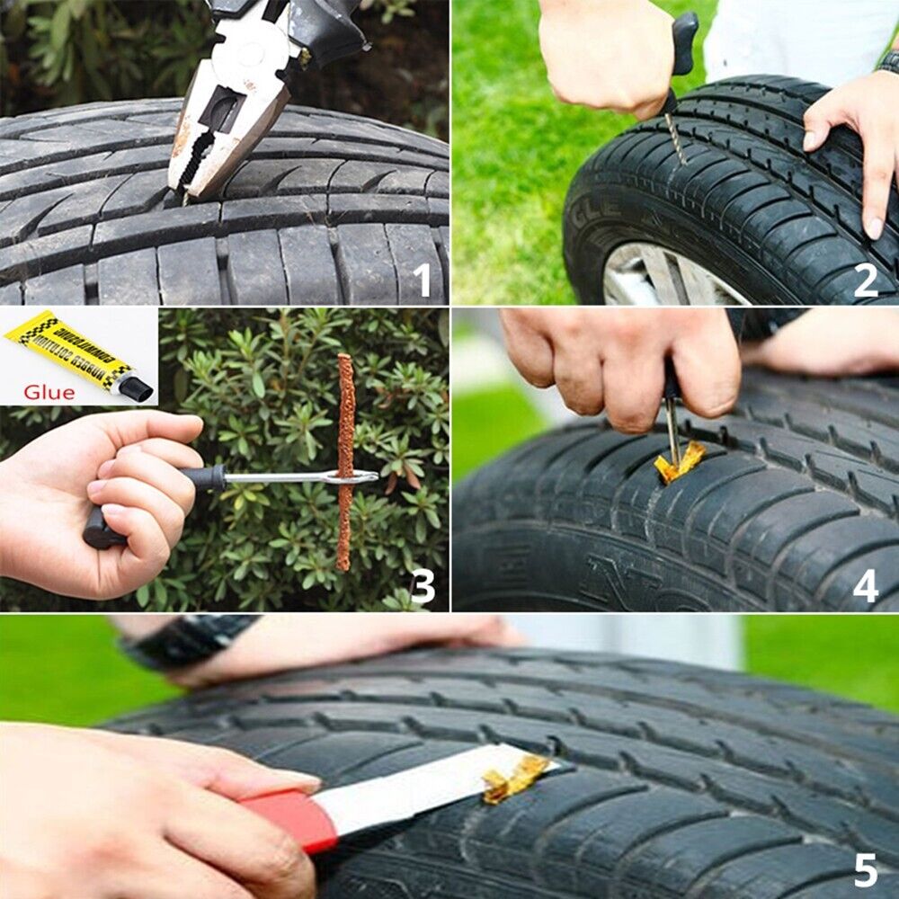 68pc Tire Repair Kit DIY Flat Tire Repair Car Truck Motorcycle Home Plug Patch RegenaLife Market