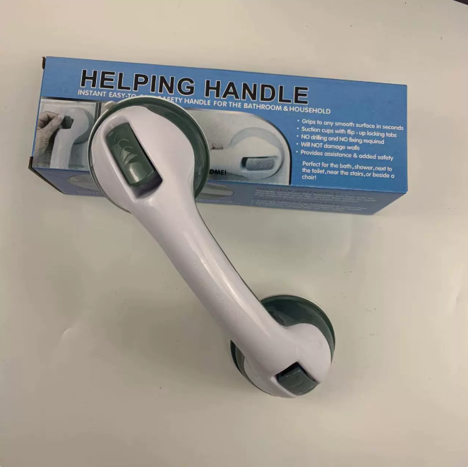 Bathroom Handrail With Vacuum Sucker For Safety Support RegenaLife Market